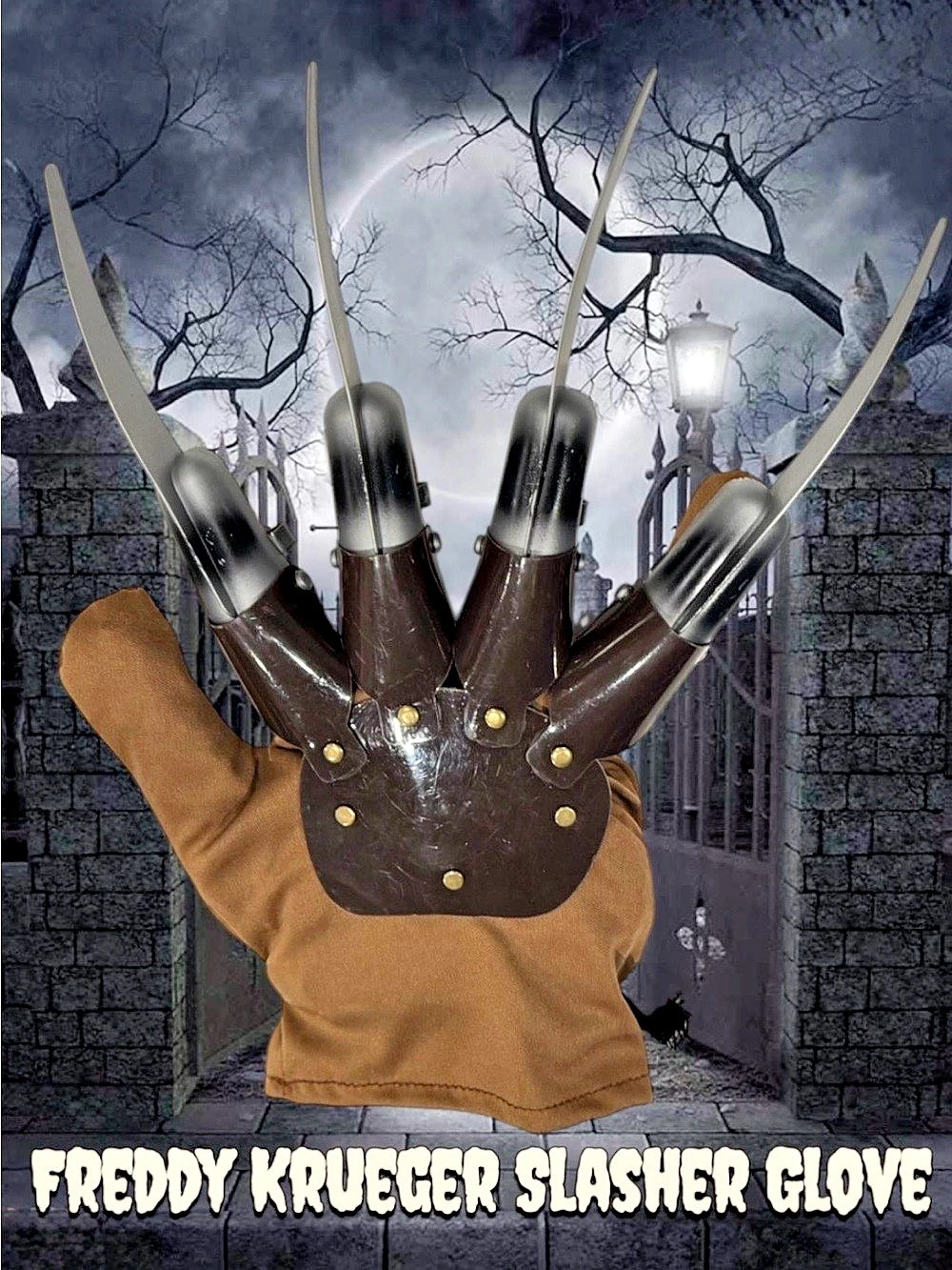$10 Add-on | Freddy Krueger Slasher Glove Halloween Accessory